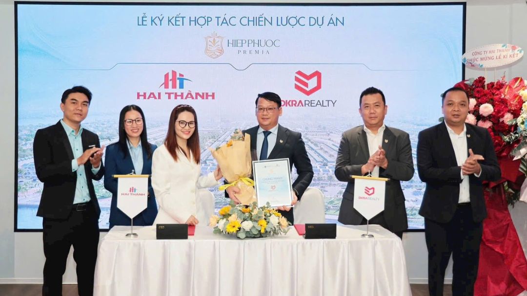 Lễ ký kết hợp tác phân phối dự án Hiệp Phước Premia giữa Hai Thành và DKRA Realty