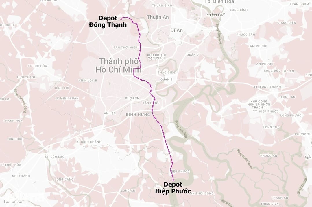 Phối cảnh tuyến Metro số 4 kết nối khu đô thị Hiệp Phước và dự án Hiệp Phước Premia