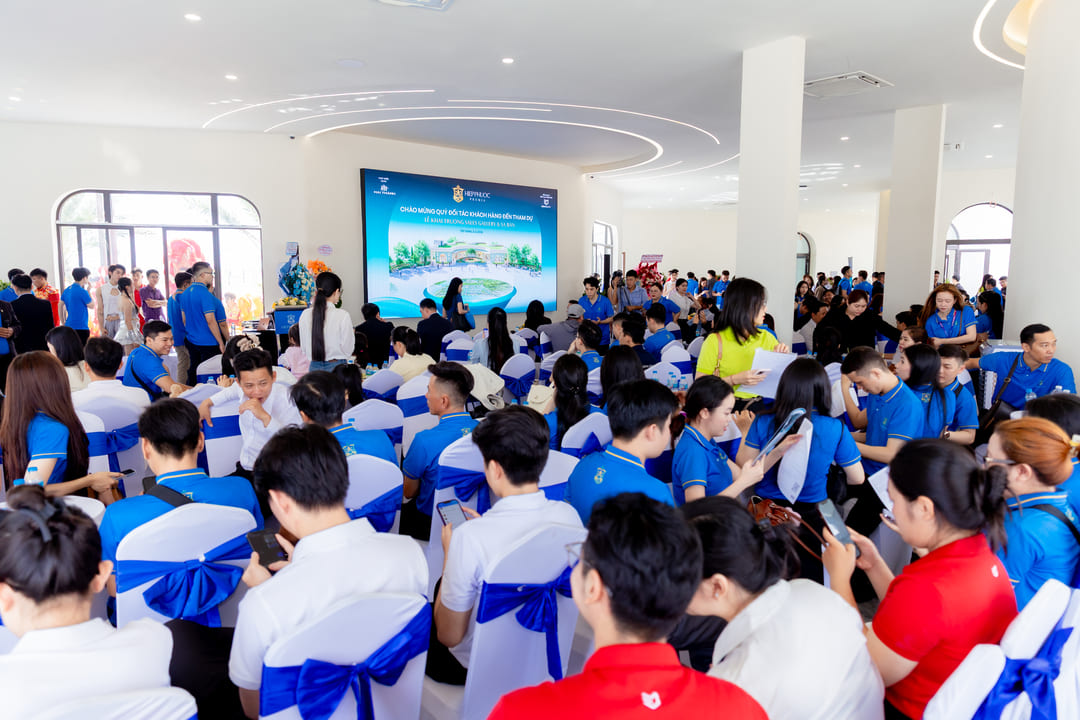 Không gian xanh và tiện ích dự án mô phỏng trên sa bàn