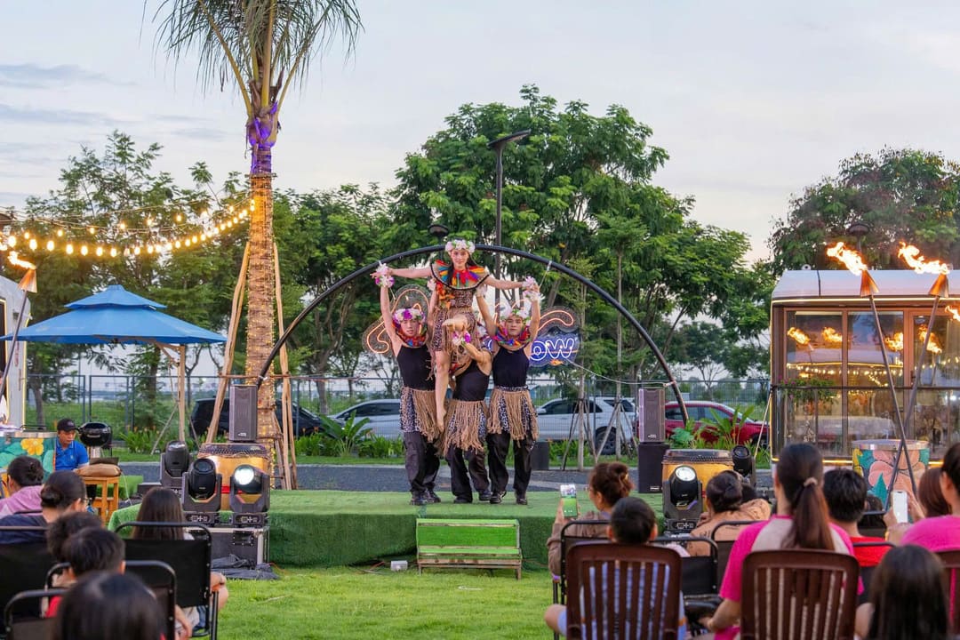Cảnh quan thiên nhiên nhiệt đới xanh mát tại Ohana Camp
