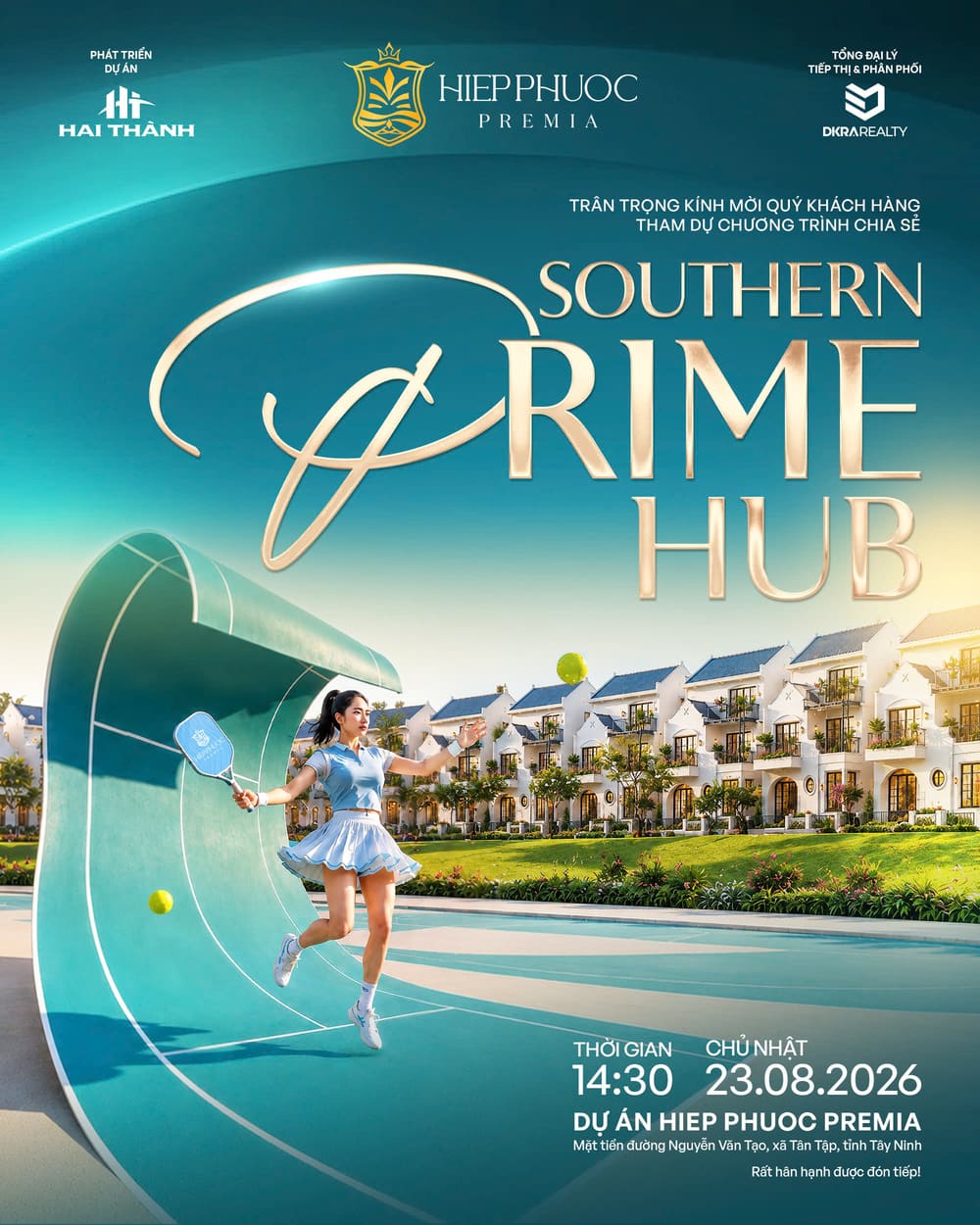 Sự kiện Southern Prime Hub ngày 23/08/2026 giải mã sức hút Hiệp Phước Premia