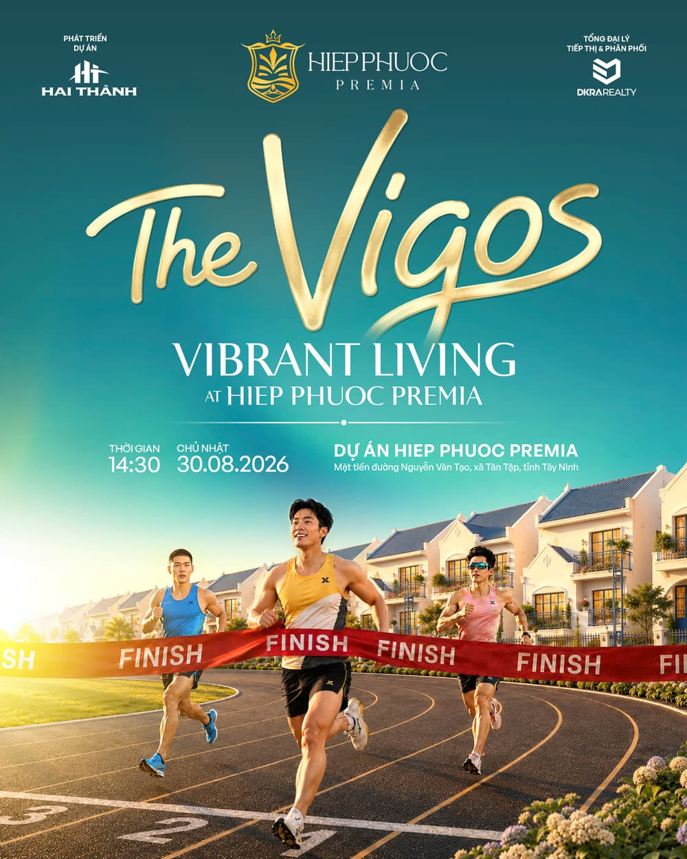 Sự kiện The Vigos Hiệp Phước Premia 30-08-2026 trải nghiệm sống đậm chất Hawaii