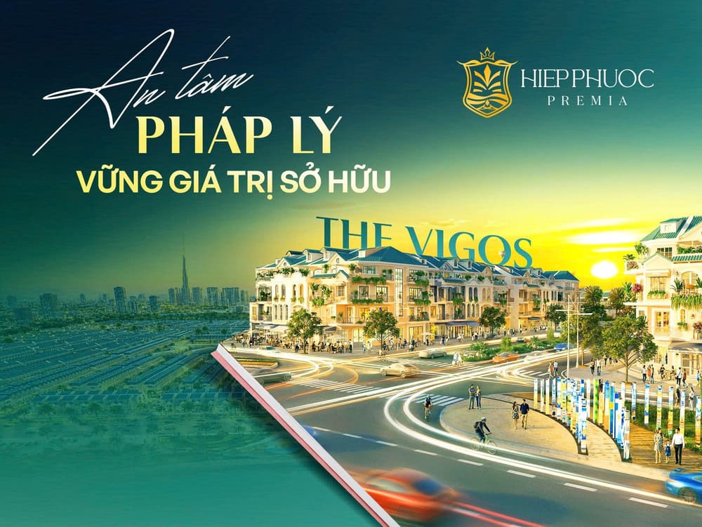 Pháp lý minh bạch và sổ đỏ riêng từng sản phẩm tại dự án Hiệp Phước Premia