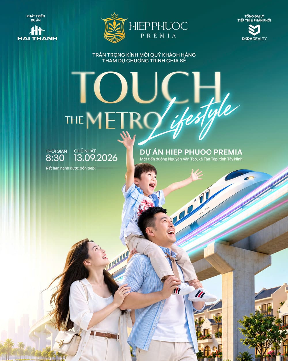 Sự kiện khám phá dự án Hiệp Phước Premia cùng phong cách sống Metro Lifestyle ngày 13-09-2026