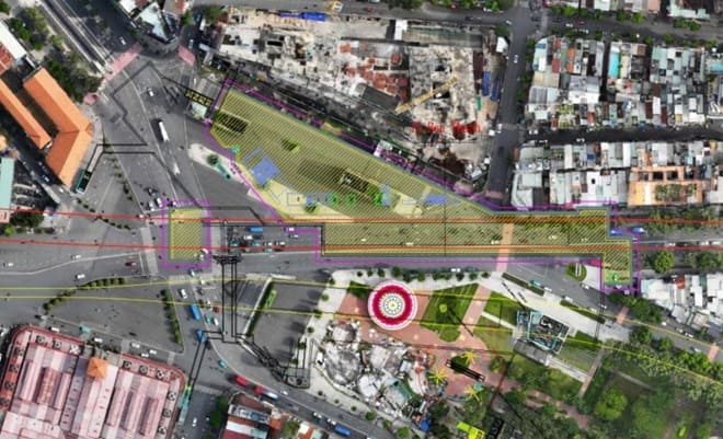 Phối cảnh thiết kế siêu ga ngầm Bến Thành tuyến Metro số 4 TPHCM